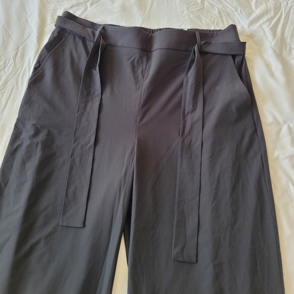 Banana Republic Pants & Jumpsuits Xl Wide Leg Black Banana Republic Dress Performance Pants